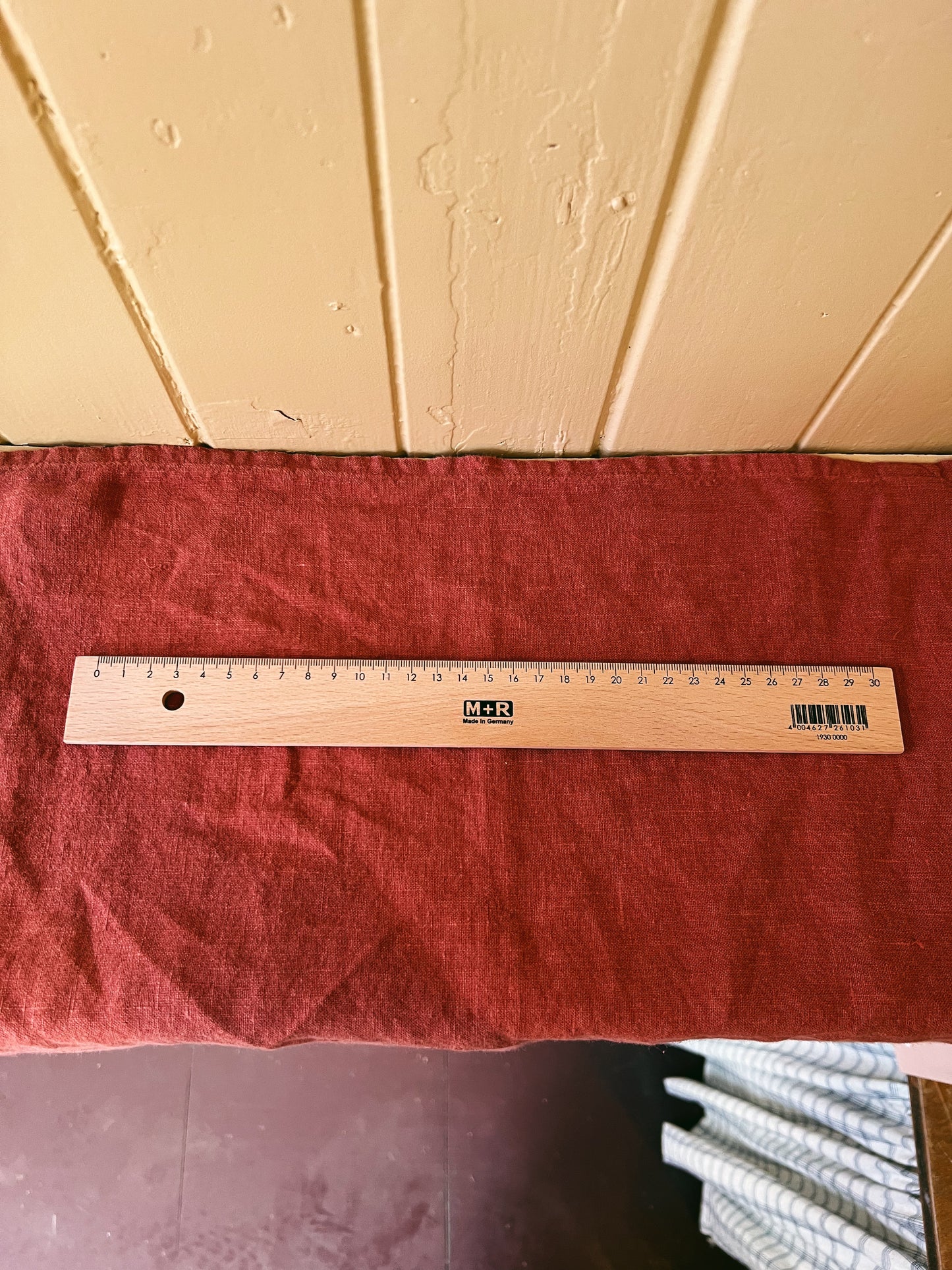 M+R Beechwood 30cm Ruler