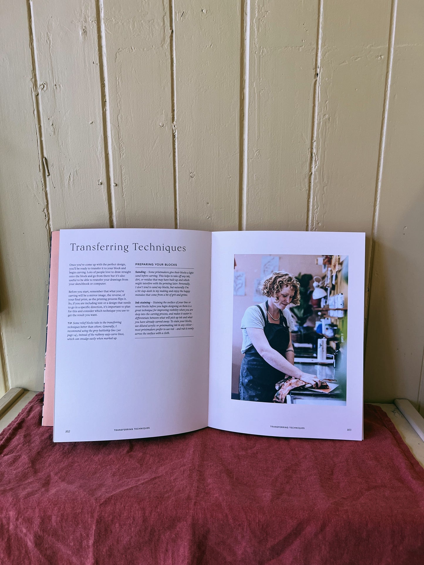 Botanical Block Printing book by Rosanna Morris