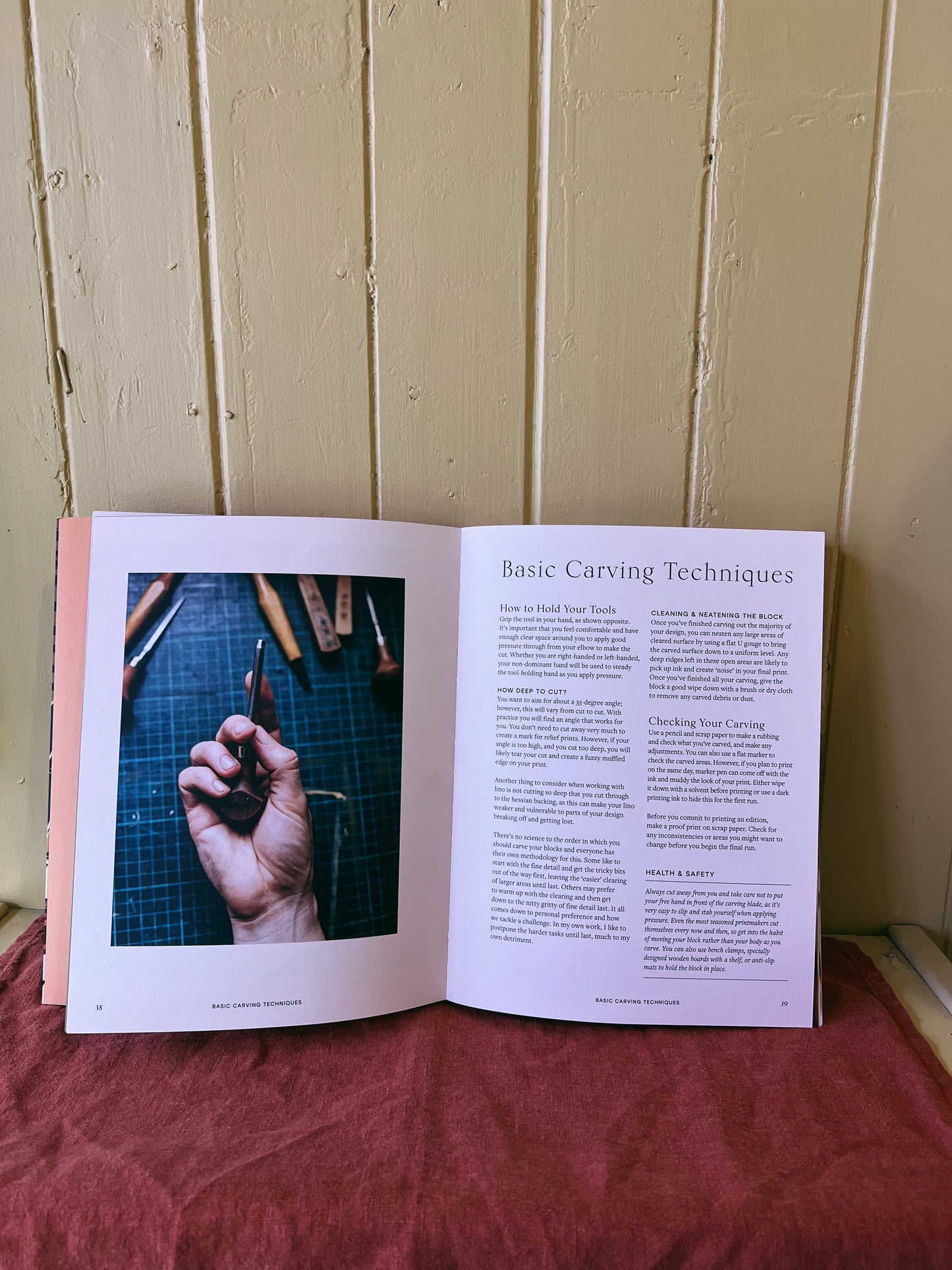 Botanical Block Printing book by Rosanna Morris